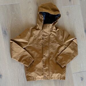 Old Navy Kids Tan Brown Lightweight Coat Windbreaker Jacket